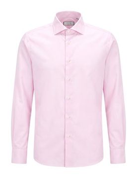 Canali Camisa Hombre Rosa 40 Hombre