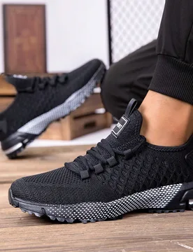 Zapatos deportivos casuales para hombre para exteriores, para atuendos activos con jeans - Shein - FashionsVida