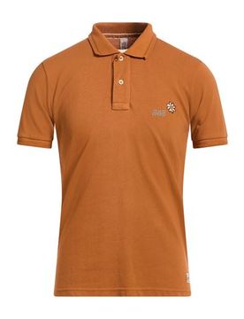 Poloshirt Herren Rostrot M Herren
