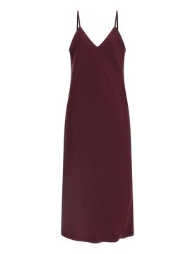 Vestito midi slip in sbieco