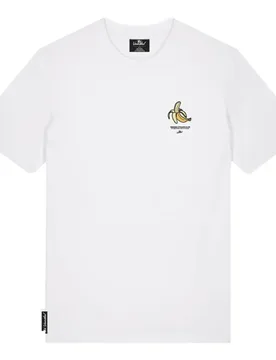 Maglietta A Maniche Corte Eco Banana White - The Vandal - FashionsVida