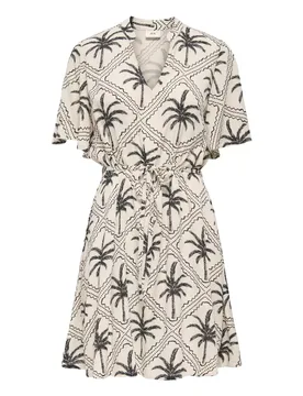 JDYGABY IFE S/S BET DRESS WVN femae - L - FashionsVida