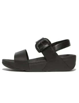 Womens Black LULU Leather Back-Strap Sandal - Female - Black - UK 5 - Fitflop - FashionsVida