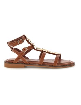 Sandali camel con applicazioni gioiello Cafè cost RH25 37