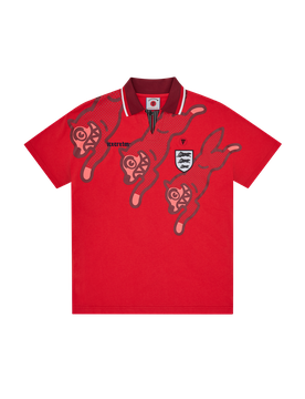 Running Dog Football Shirt - Red