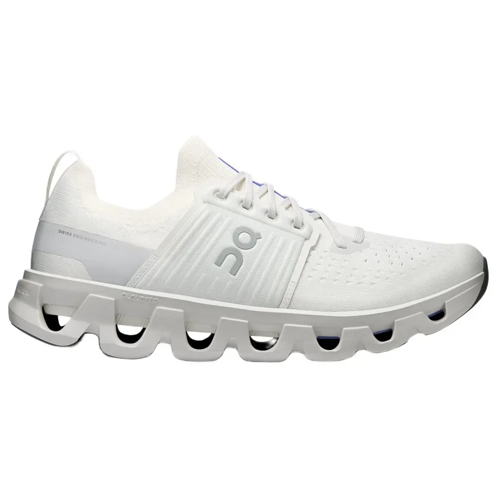 Cloudswift 4 Running Shoes Ivory / Wolf UK 12 Men - On Running - FashionsVida