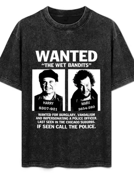 Picture Harry and Marv Wet Bandits T Shirt T-Shirt No Iron Casual Short Sleeve Top - Aliexpress - FashionsVida