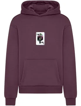 Sweat à Capuche Batman The Joker Card Plum Purple S