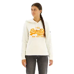 Sweat à Capuche Neon Vl Embroidered Graphic Winter White XS