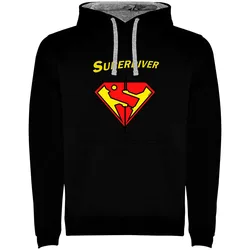 Felpa Con Cappuccio Super Diver Two-colour