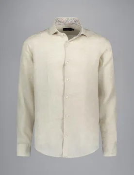 Paul & Shark - Camisa de hombre manga larga en lino - PAUL & SHARK - FashionsVida