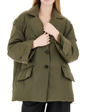Giacca imbottita VERDE OLIVA S - VICOLO - FashionsVida