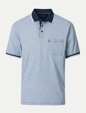 Casamoda Basic Poloshirt Blau XL