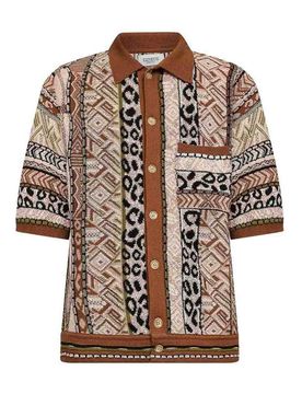 Laneus Camicia lavorata a maglia