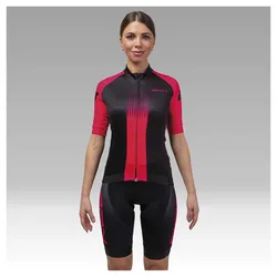 Maglia A Maniche Corte Black / Pink Fluo