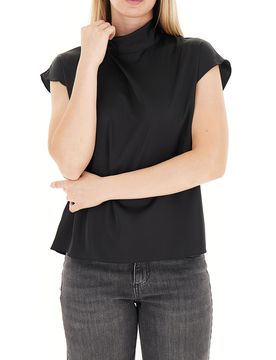 RINASCIMENTO Blusa in satin NERO S