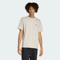 T-SHIRT SUMMER SLIDE TRIM GRAPHIC XS Beige