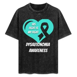 Dysautonomia Awareness T-Shirt Casual Fashion Short Sleeve Cotton T-Shirt