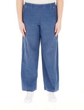 ELENA MIRO' Jeans wide leg BLU 56
