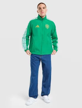 Mens Celtic FC Anthem Jacket - Verde, verde verde Uomo taglia L - Adidas - FashionsVida