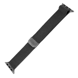 Bracelet En Maille Apple Watch 42/44/45/46/49 Mm Black One Size unisex