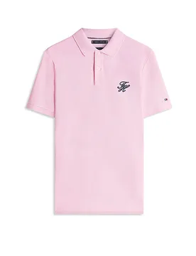 Polo TH SCRIPT rose XL - Tommy hilfiger - FashionsVida