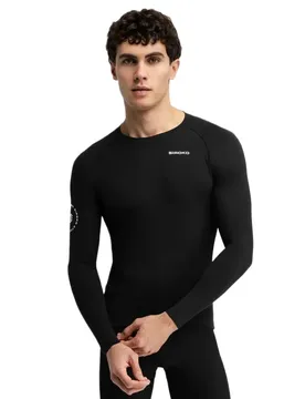 Maglia A Maniche Lunghe M9 Scanuppia Black