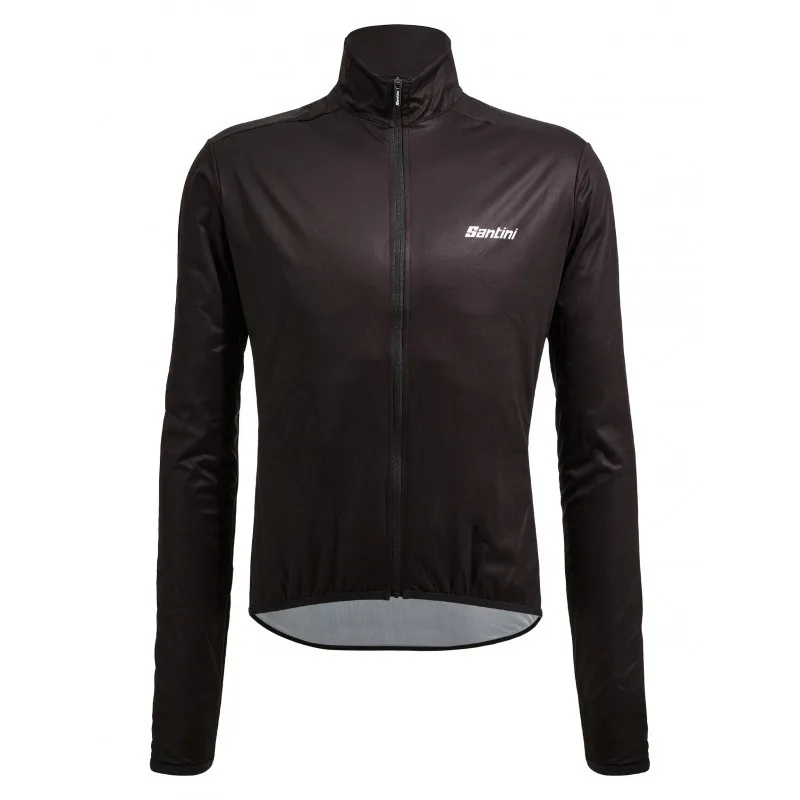 Guscio ciclismo antivento NEBULA WIND nero - Santini - FashionsVida