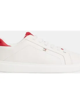 Zapatilla de piel mujer ulrtaligera con logo - Tommy Hilfiger - FashionsVida