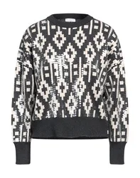 Pullover Damen Braungrau M Damen
