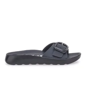 Ciabatte nere con fibbia regolabile 11AG 39 - Inblu - FashionsVida