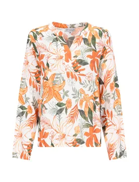 Abschluss, m. Gummizug, Blumendruck female - 42 - FashionsVida