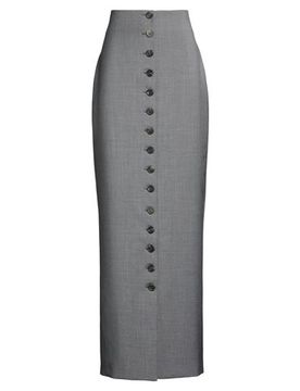 Falda larga Mujer Gris 34 Mujer