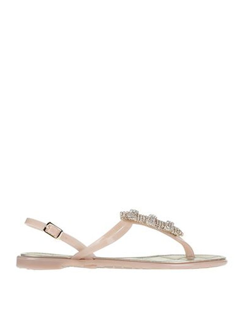 Sandalias de dedo Mujer Rosa claro 36,37 Mujer