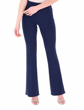 Pantalone flare BLU SCURO S