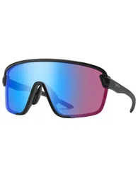 Lunettes de soleil - Bobcat Matte Black ChromaPop Low Light Rose Blue Mirror - Noir