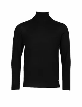 Jersey de cuello alto negro L - Robson - FashionsVida