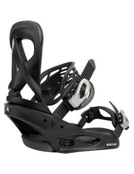 Fixations de snowboard all mountain - Scribe Black - Taille L - Noir - Burton - FashionsVida