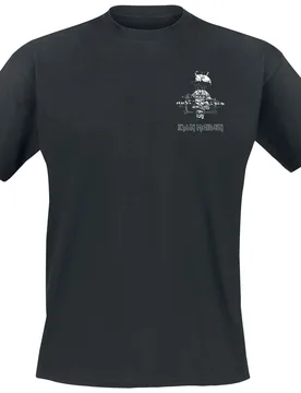 T-Shirt - The X factor Pocket Print - S bis 4XL - für Männer - Größe 4XL - schwarz - Lizenziertes Merchandise! - Männer - male - Iron Maiden - FashionsVida