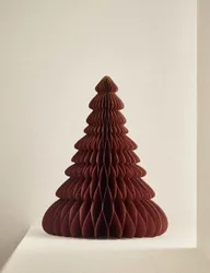 Ft Paper Christmas Tree Burgundy