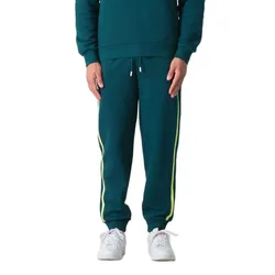 Pantalon De Survêtement With Side Tapes Petroleum Green L