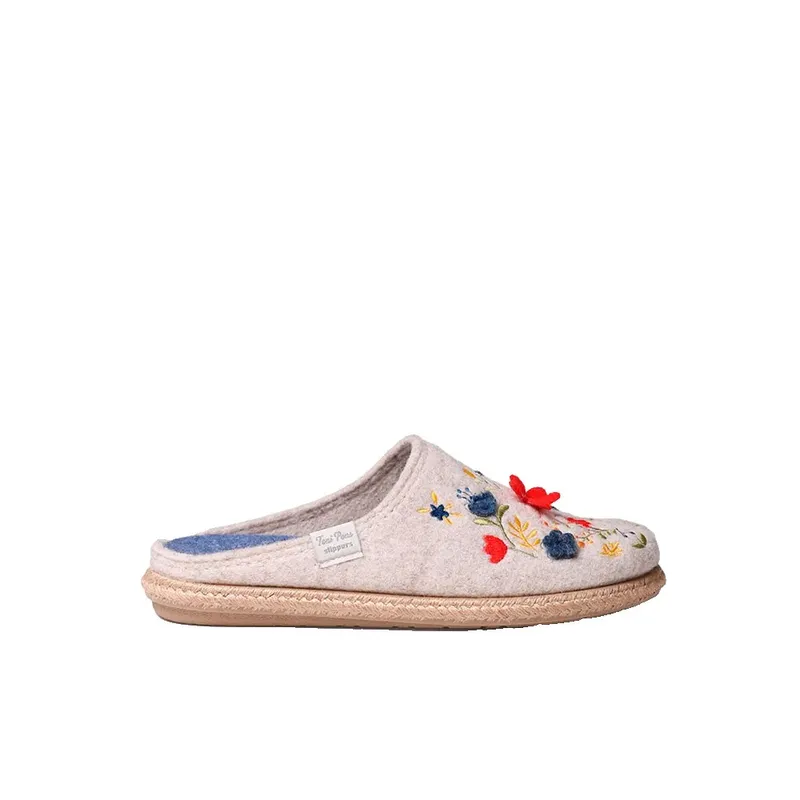 Pons Pantoufles Deli-ef Beige / Mutlicolor EU 37