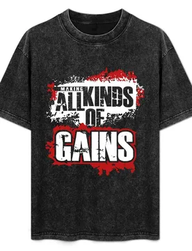 Kinds All Of Gains T-Shirt man t shirt graphic cotton t shirt man T-Shirt - Aliexpress - FashionsVida