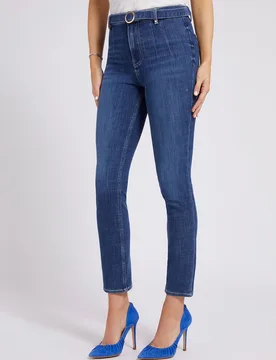 JEANS BRITT VITA ALTA CINTINA 28 - Guess - FashionsVida