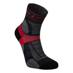 Trail Anklet Med Short Socks Black / Red EU 39.5-42.5 Men,Women