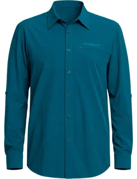 Vignemale camisa montaña manga larga hombre Azul (L) - Trango - FashionsVida