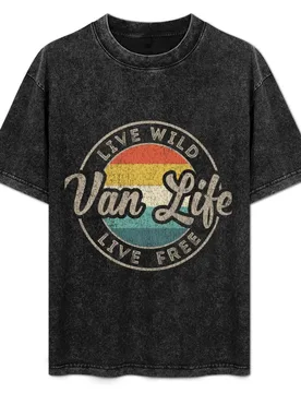 Van Life Clothing Retro Vintage Van Dwellers Vanlife Nomads T-Shirt Outdoor Working T-Shirt - Aliexpress - FashionsVida