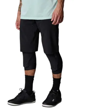 Pantaloni Corti ic Lt Chamois Black