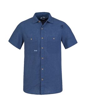 Camisa de escalada de lino Jam para hombre azul M
