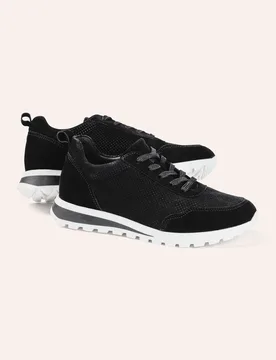 Soft City Sneaker, noch offen: Größenlauf, Farbe Schwarz, 36, mit Klimaporen weiche Vorderfußpolsterung Damen - Walbusch - FashionsVida